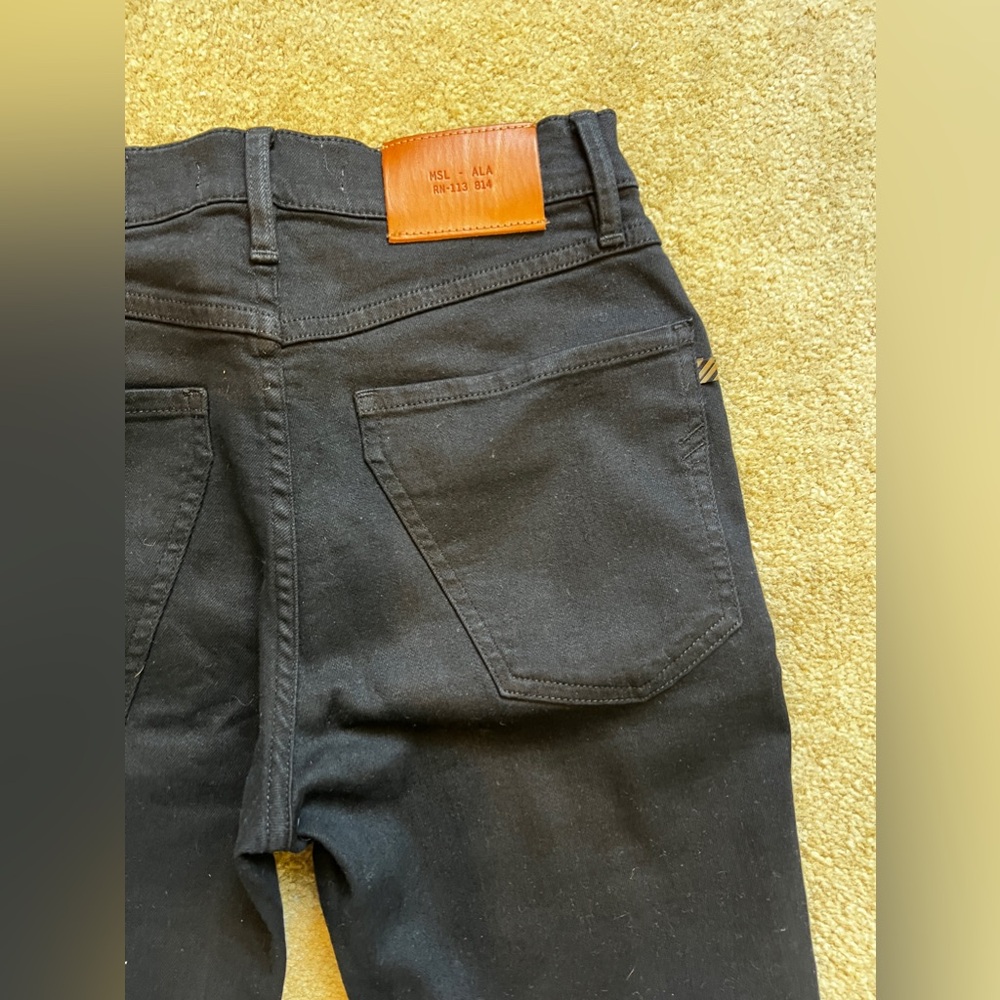 Billy Reid MSL - ALA USA Made Selvedge Black Jeans women size 26